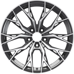 8.5X19" PCD 5X114.3 Arceo Wheels ARC-19239-35 ET35 Titan Diamond Roma 73.1 mm