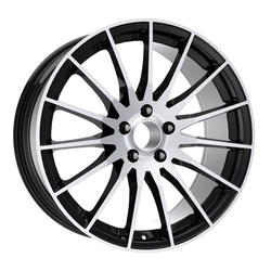 8.5X19" PCD 5X114 AGT Wheels 19174-1 ET45 72.60 mm Black Diamond