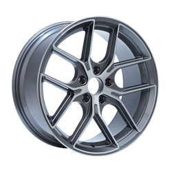 8.5X19" PCD 5X120 AGT Wheels 19258-1 FER-R01 ET30 72.60 mm Hyper Black Diamond