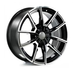 8.5X19" PCD 5X120 STW Wheels 928 BLACK DIAMOND  ET40 72.6 mm