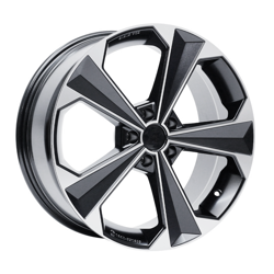 8.5X19" PCD5X112 AGT Wheels 19062 ET38 Black Diamond 66.6 mm