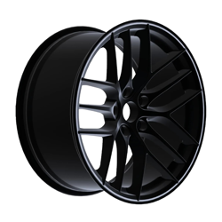 8.5X19" PCD5X112 AGT Wheels 19121-1 ET35 Matt Black Diamond 73.1 mm