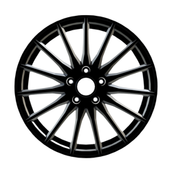 8.5X19" PCD5X114 AGT Wheels 1174 ET35 Gloss Black 72.6 mm