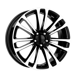 8.5X20" PCD 5X112 Kormetal 1240 BLACK DIAMOND ET30 16.6 mm