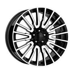 8.5X20" PCD 5X112 Kormetal DY1050 BLACK DIAMOND ET30 66.6 mm