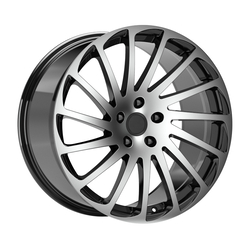 8.5X20" PCD 5x112 Velare 20117-1 ET42 66.60 mm Santoroni Black Diamond