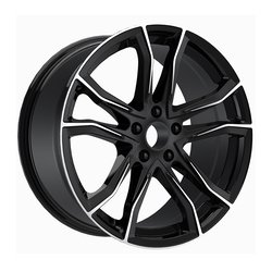 8.5X20" PCD5X114 AGT Wheels 20173-1 ET72.6 Black Diamond 72.6 mm