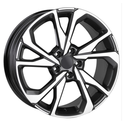 8.0X18" PCD 5x110 Truva Wheels 172 Gun Metal Grey Finish ET45 73.1 mm