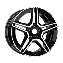 8.0X18" PCD 5x112 Kormetal Jant DY688 Black Diamond ET43 66.45 mm