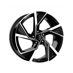 8.0X18" PCD 5x112 Kormetal Jant DY738 Black Diamond ET35 66.45 mm