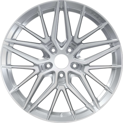 8.5X19" Arceo Wheels ARC 19193 Silver Diamond PCD 5x112 ET35