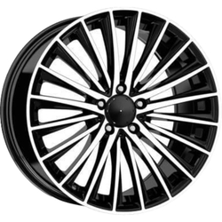8.5X19" PCD 5x112 Kormetal Jant DY989 Black Diamond ET38 66.66 mm