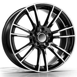 9.0X18" PCD 5X112 Elit Jant E203 ET40 66.60 mm Black Polished