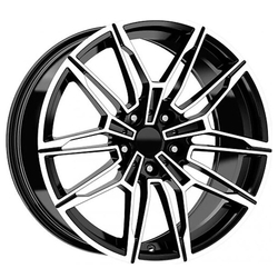9.0X18" PCD 5X120 Kormetal 928 BLACK DIAMOND ET37 72.6 mm