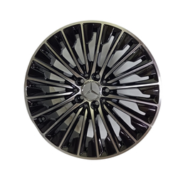 9.0X19" PCD5X112 RC  RC435 ET49 Black Lip Polished 66.6 mm (Arka)