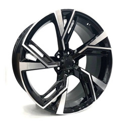 9.0X20" PCD 5X112 EMR Wheels EMR-A277-03 BLACK DIAMOND ET45 66.45 mm