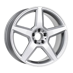 9.5X19" PCD 5X112 Arceo Wheels A373 SILVER ET43 66.6 mm