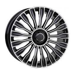 9.5X19" PCD 5X112 RC 329 BLACK DIAMOND ET48 66.6 mm