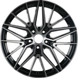9.5X19" PCD 5X114 Arceo Wheels  19193 BLACK DIAMOND SEVILLA ET40 73.1 mm