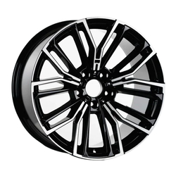 9.5X19" PCD 5X120 AGT Wheels 19181-2  ET40 72.6 mm Black Diamond