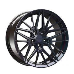 9.5X19" PCD 5X120 Arceo Wheels 19177 BLACK HYPER MARSIELLE ET37 72.6 mm
