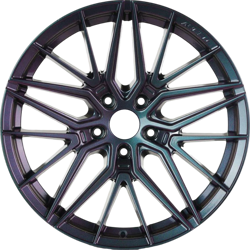 9.5X19" PCD 5X120 Arceo Wheels ARC-19193-46 ET37 Midnight Purple Sevilla 72.6 mm