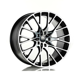 9.5X19" PCD 5X120 EMR Wheels EMR-A197-01 BLACK DIAMOND ET40 72.6 mm
