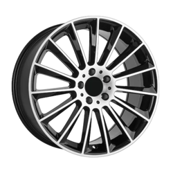 9.5X20" PCD 5X112 AGT Wheels 20234-2  ET50 66.60 mm Black Diamond