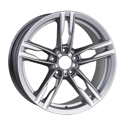 9.5X20" PCD 5X112 RC 185 SILVER ET37 66.6 mm