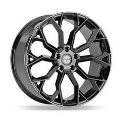 9.5X22" PCD 5X120 Velare 22137 ET33 74.10 mm Santorini Black