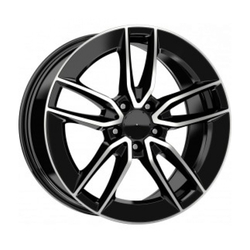 9.0X18" PCD 5x112 Kormetal Jant DY388 Black Diamond ET48 66.6 mm