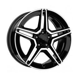 9.0X18" PCD 5x112 Kormetal Jant DY688 Black Diamond ET48 66.45 mm