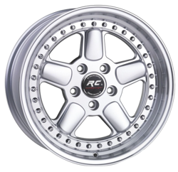 9.5X17" PCD 5x120 Truva Wheels 150 Silver Lip Polish ET20 72.6 mm