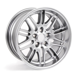 9.5X18" PCD 5x120 Truva Wheels 297 Silver ET22 74.1 mm
