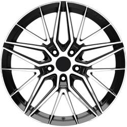 9.5X19" Arceo Wheels ARC 19193 Black Diamond PCD 5x112 ET40
