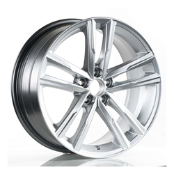 9.5X19" PCD 5x120 Truva Wheels 183 Silver ET37 72.6 mm