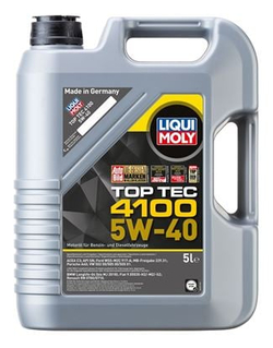 LIQUI MOLY Top Tec 4100 5W-40 4 Litre Motor Yağı