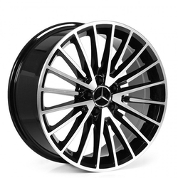 9.5X19" PCD 5x112 STW Wheels 911 Black Diamond ET42 66.6 mm