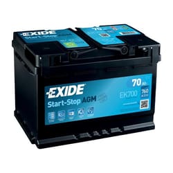 12V 70Ah Exide EFB Start-Stop Standard R+