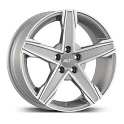 6.5X15" PCD 4X98 AGT Wheels 15256 Napoli ET35 67.10 mm Silver Diamond