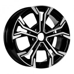 6.5X16" PCD 4X100 Sonic 02S7618 ET40 67.10 mm Deep Black Diamond