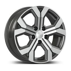 6.5X16" PCD 5X114 AGT Wheels 16260 Argent ET40 66.1 mm Matt Titan Diamond
