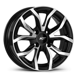 7.0X16" PCD 4X100 FD Wheels 634 ET35  67.1 mm BLACK DIAMOND