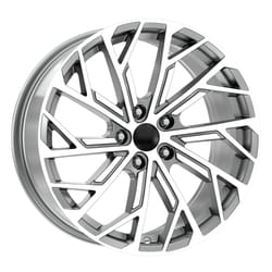 7.0X16" PCD 5X100 Dedika DY-816 BLACK MACHINE ET35 57.1 mm