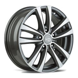 7.0X16" PCD 5X112 Carre  CARRE-639 BLACK DIAMOND ET35 66.6 mm