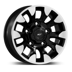 7.0X16" PCD 5X165 AGT Wheels 669 ET13 113.3 mm Black Diamond