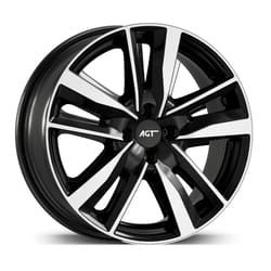 7.0X17" PCD 4X108 AGT Wheels 17226-1 ET25 Titan Diamond 65.10 mm