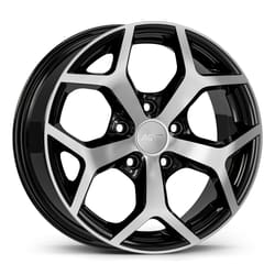 7.0X17" PCD 5X114.3 AGT Wheels 01952 67.10 mm Black Diamond