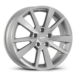 7.0X17" PCD5X108 AGT Wheels 17133 ET48 Full Silver 67.1 mm