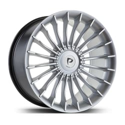 7.5X17" PCD 4X100 Powcan Jant BK-273 ET35 Silver 73.1 mm